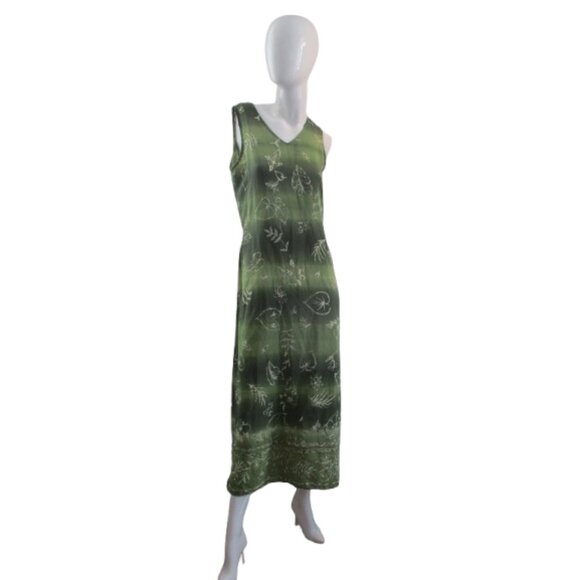 🌿 Green Floral Midi Dress | Sleeveless | Reitmans 🌿 - Picture 1 of 3